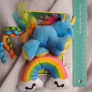 Cat Toy Unicorn & Rainbow Toy